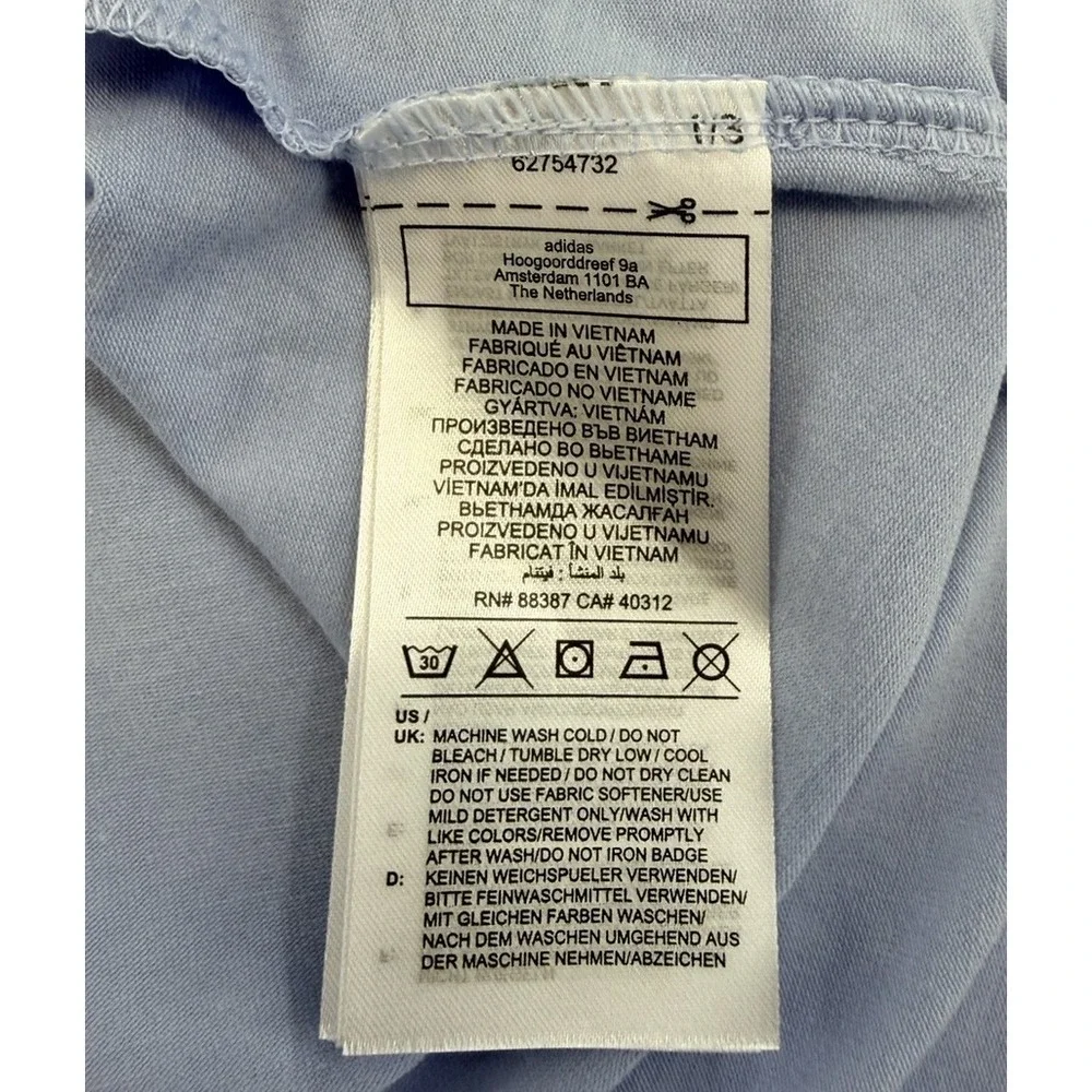 ADIDAS Men's Go-To‎ Polo Shirt, NWT, 2XL XXL, HS1109, Color: Blue Dawn Melange
